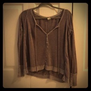Free people mauve top